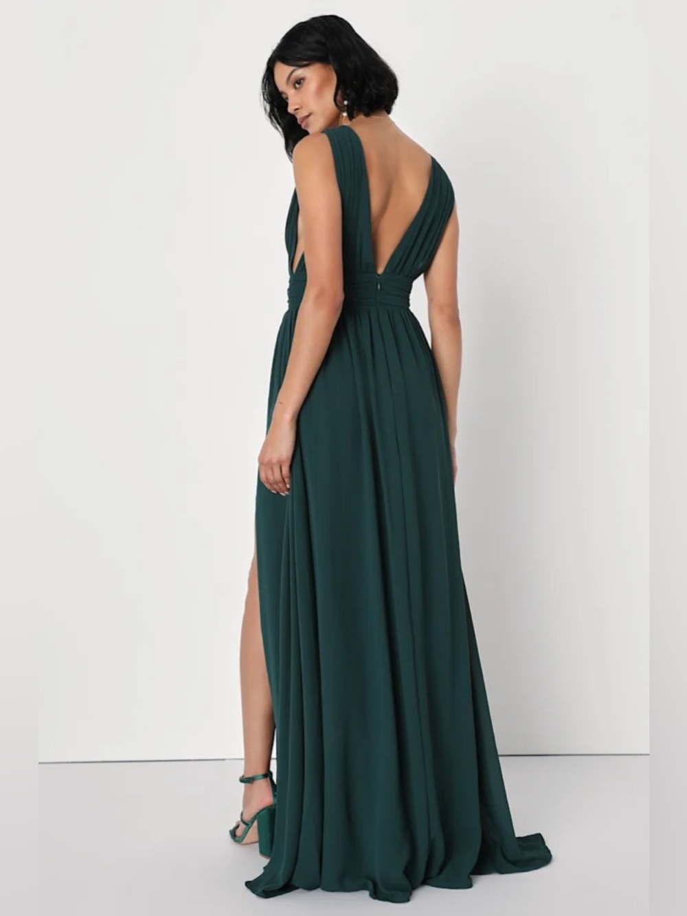 Lulus Heavenly Hues Forest Green Maxi Dress - Picture 4 of 8